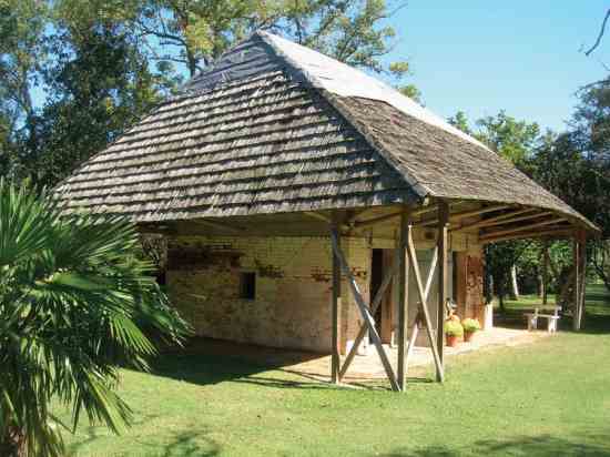 
In the South, vernacular building styles often include large overhangs.
